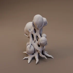Bulbous Fantasy Mushroom Cluster