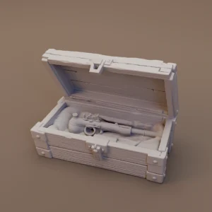 Open Rectangular Storage Chest