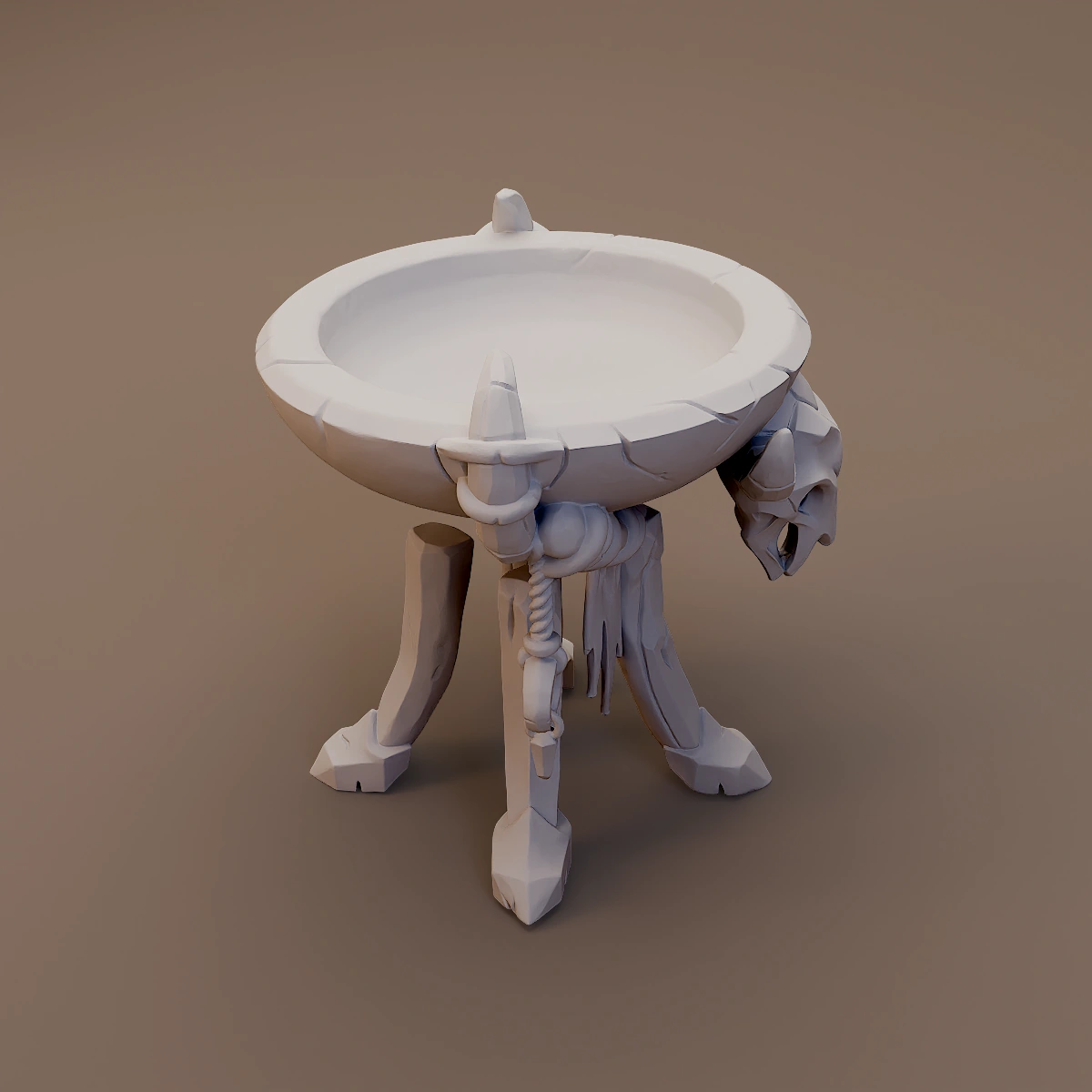 Bone Supported Offering Bowl