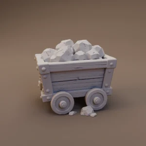Mine Cart with Ore