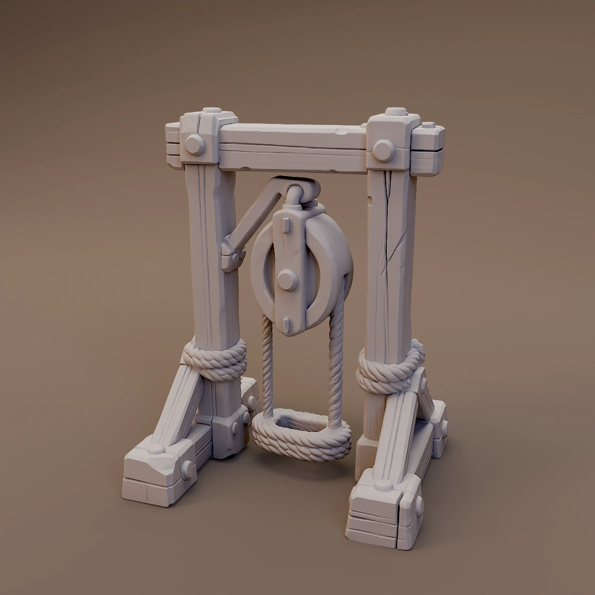 Wooden Pulley Frame
