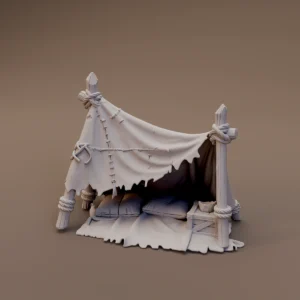 Canvas Shelter with Bedding