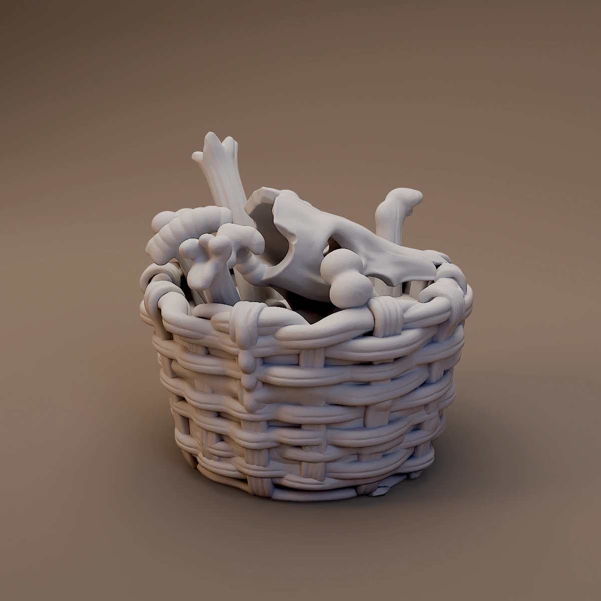 Needs Review Basket of Bones