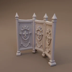 Heraldic Folding Screen