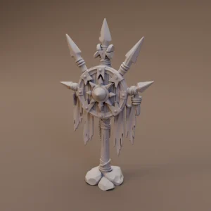 Crossed Weapons Skull Standard