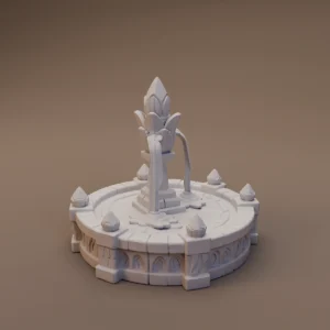 Round Tiered Garden Fountain