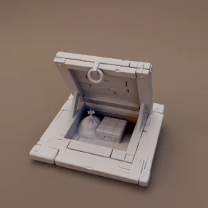 Open Floor Storage Hatch