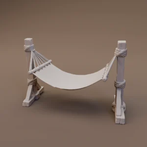 Hammock Between Wooden Posts