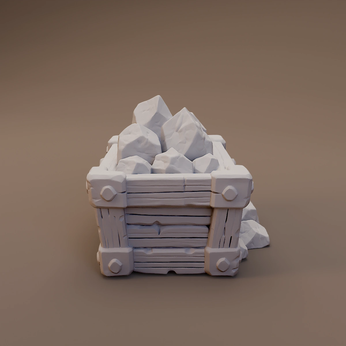 Ore Filled Reinforced Bin