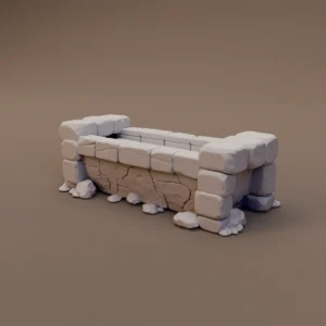 Low Ruined Stone Wall