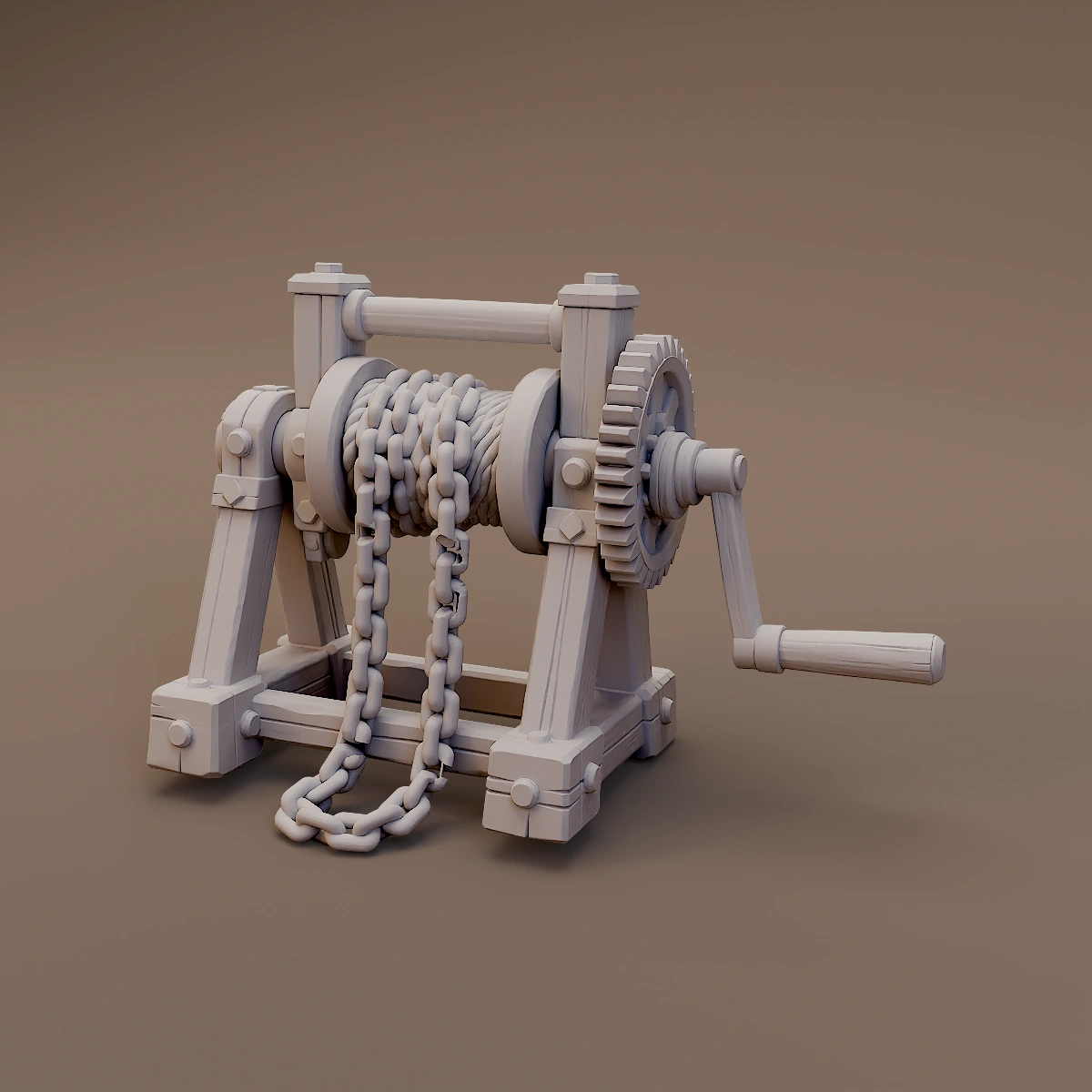 Chain Winch Mechanism