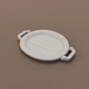 Handled Round Serving Tray