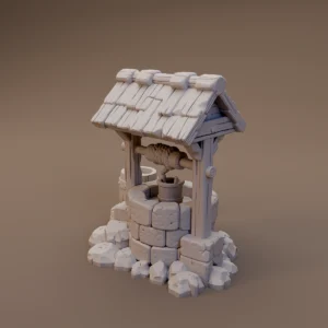 Roofed Stone Well