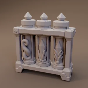 Three Compartment Spell Component Case