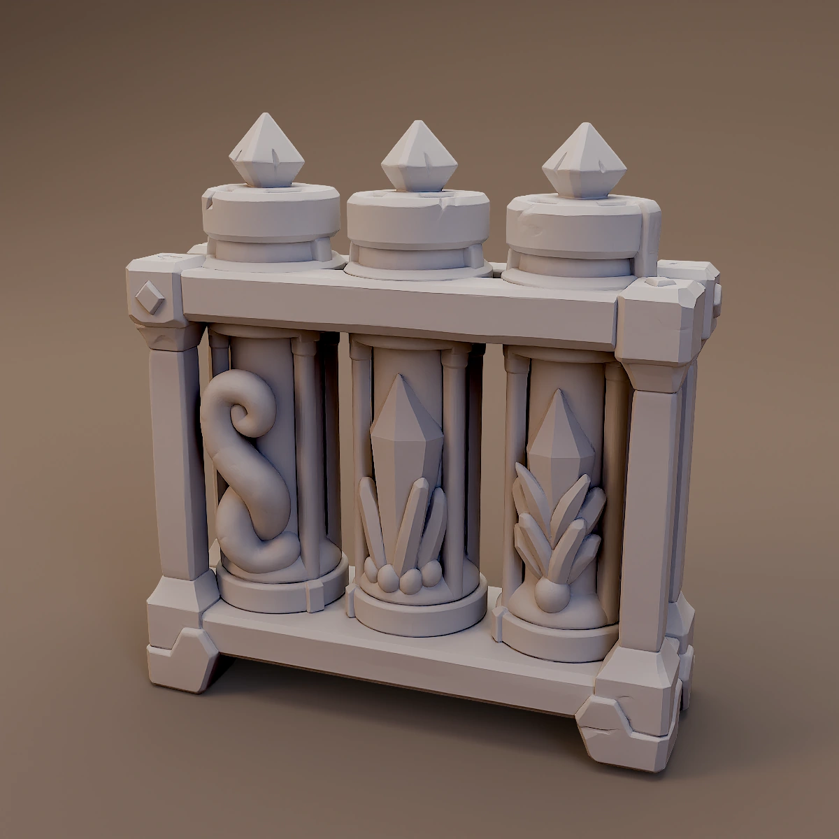 Three Compartment Spell Component Case