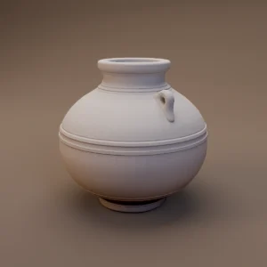 Round Ceramic Storage Pot