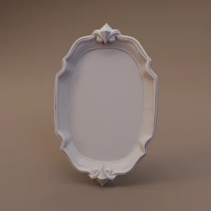 Ornate Oval Serving Tray