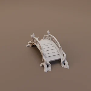 Small Leaf Carved Bridge