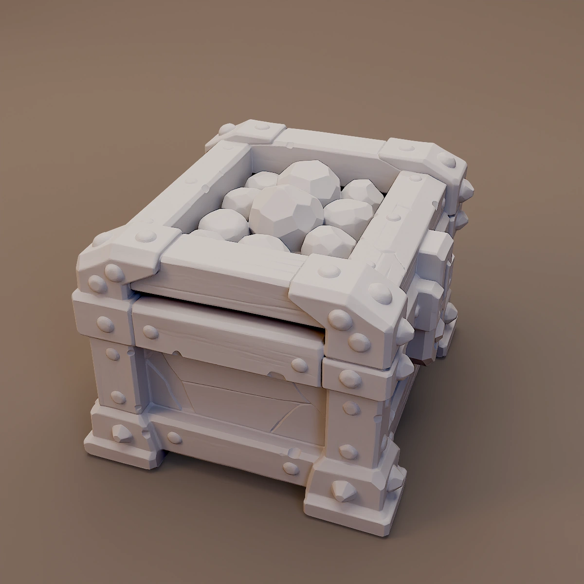 Low Iron Bound Chest