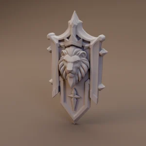 Lion Emblem Wall Shield