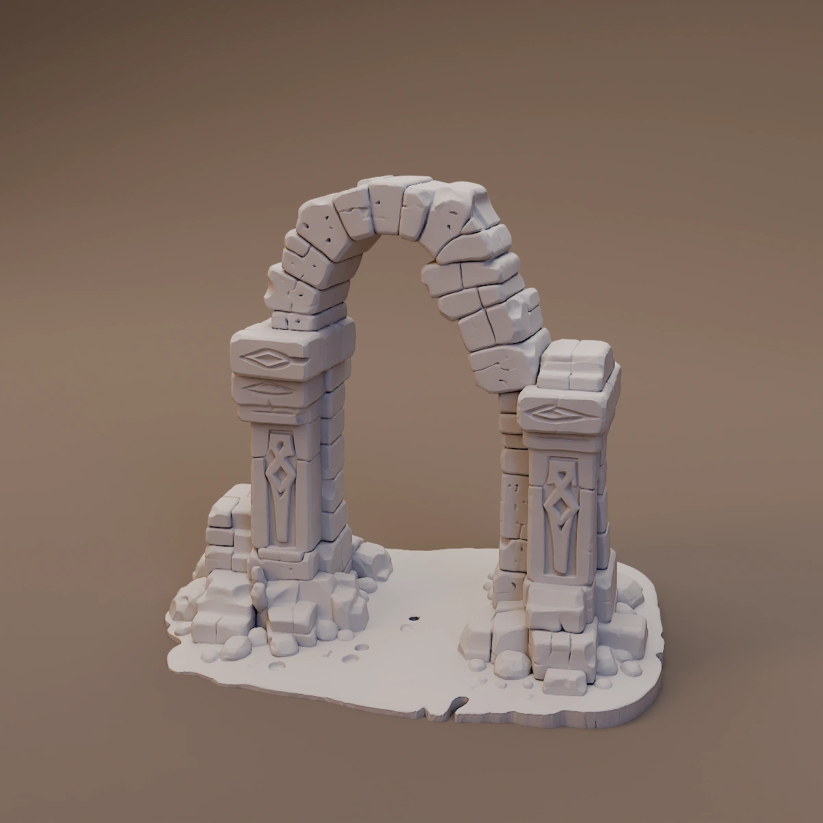 Carved Stone Archway