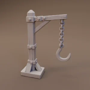 Wooden Chain Hoist Post