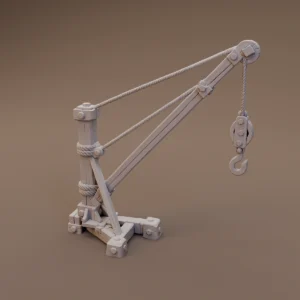 Pivoting Crane with Hook