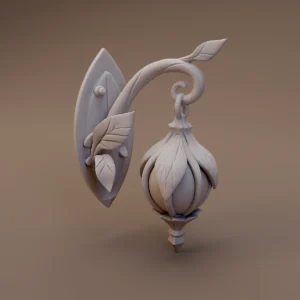 Leaf Bracket Wall Lantern