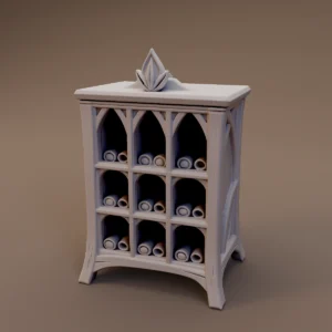 Elven Wine Bottle Cabinet