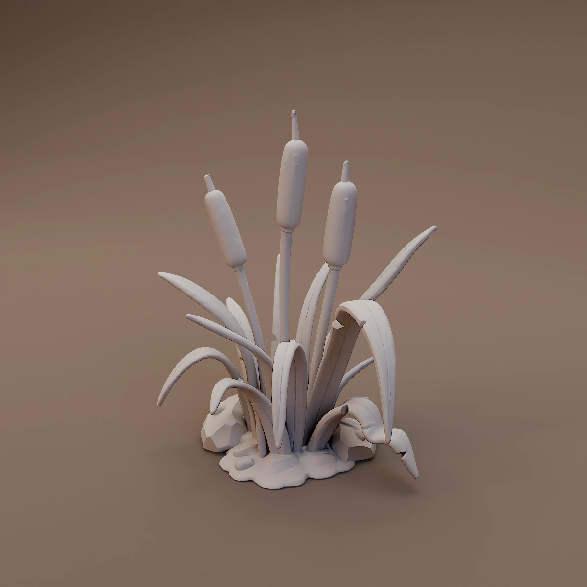 Cattail Reed Cluster