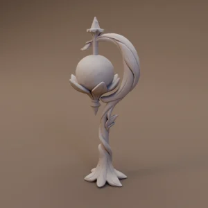 Crescent Orb Standing Lamp