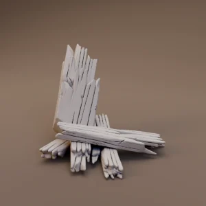 Splintered Wooden Beam Pile