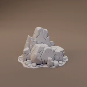 Angular Boulder Cluster