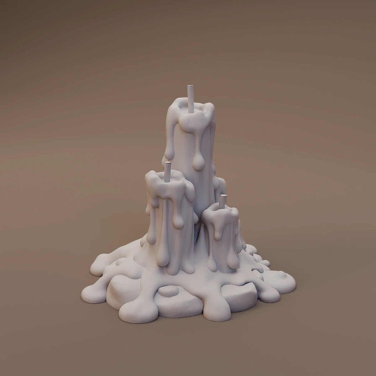 Needs Review Melted Candle Cluster