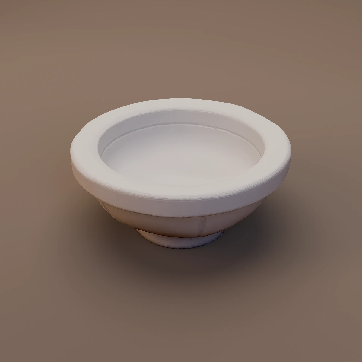 Plain Ceramic Serving Bowl