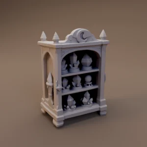 Open Curio Display Cabinet