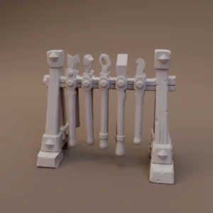 Long Handled Tool Rack
