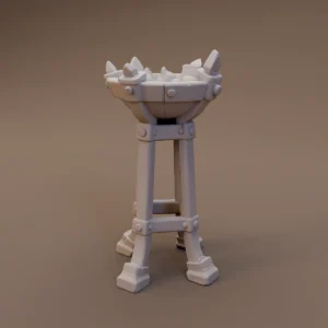 Tall Crown Rim Brazier