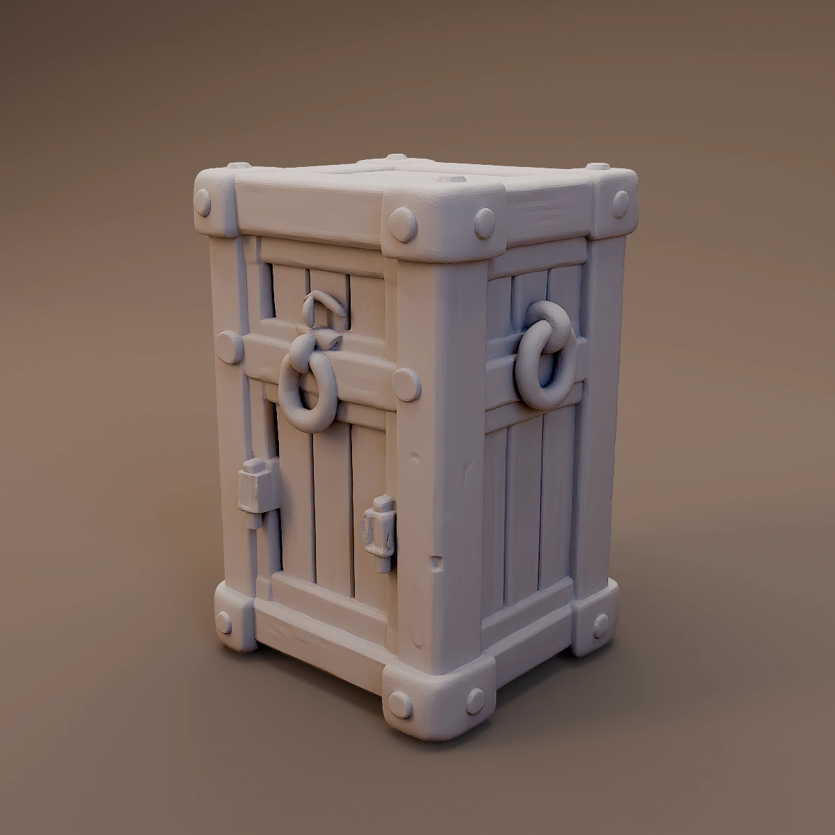 Locked Wooden Cupboard