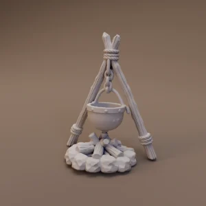 Tripod Cooking Pot and Firepit