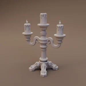 Ornate Three Arm Candelabrum
