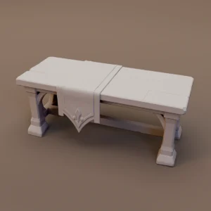 Long Church Offering Table
