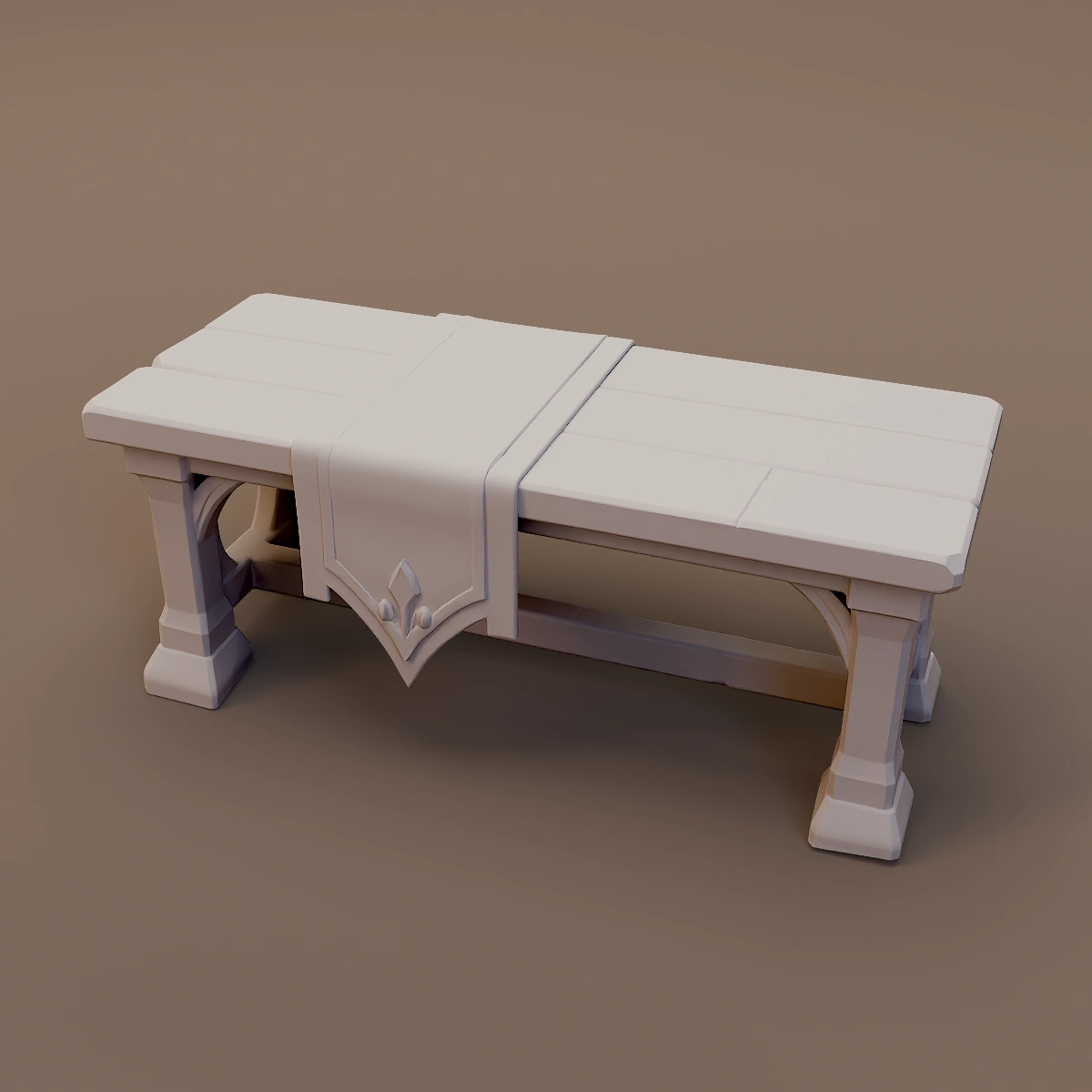 Long Church Offering Table