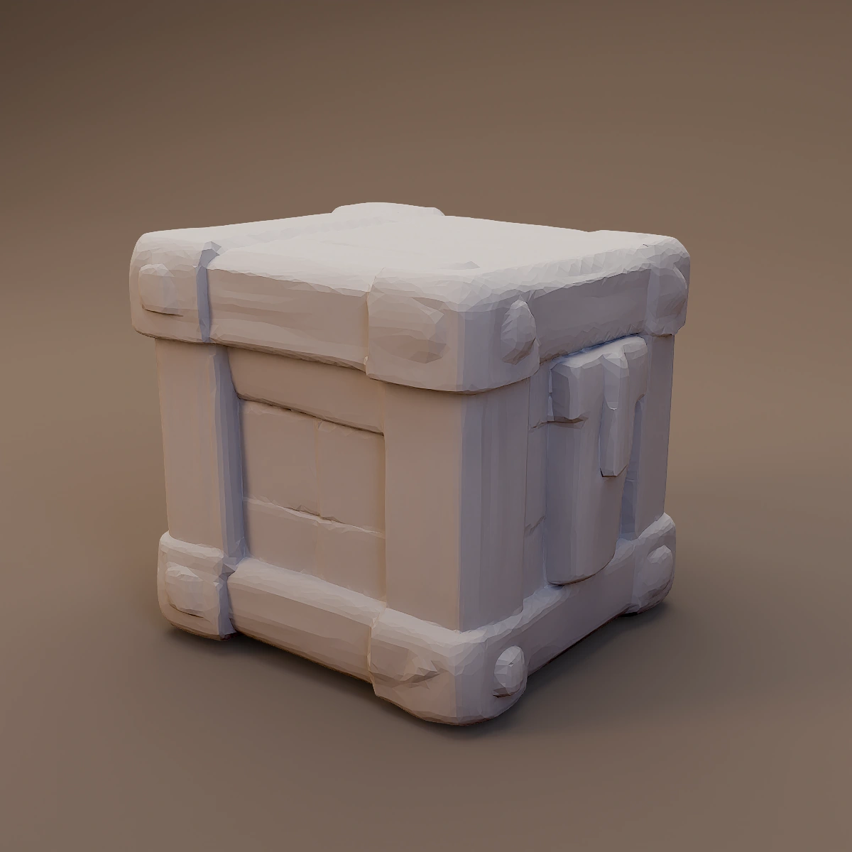 Small Wooden Storage Crate