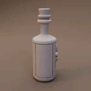 Stoppered Ceramic Bottle