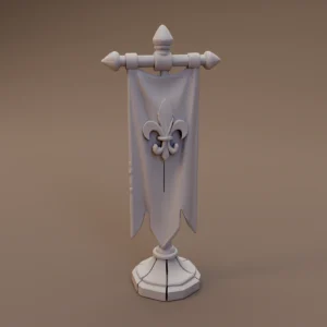 Fleur De Lis Standing Banner