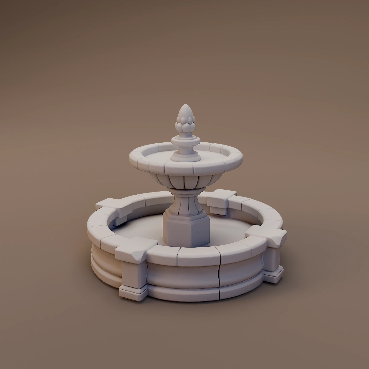Round Tiered Palace Fountain