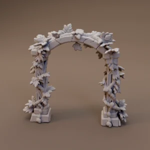 Vine Covered Stone Gateway