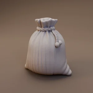 Tied Cloth Supply Sack