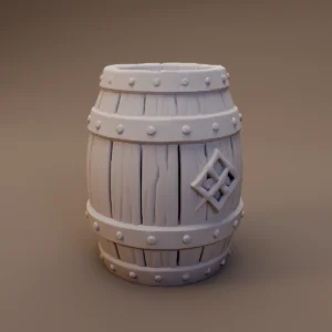 Rune Plated Storage Barrel